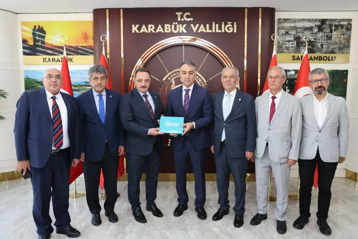 Basın Temsilcilerinden Karabük Valisi'ne Ziyaret