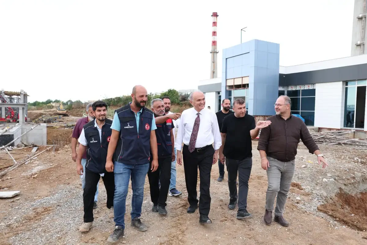 Düzce'nin "Dev İçme Suyu Arıtma Tesisi" bitmek üzere