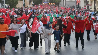 Balıkesir’de Zafer yürüyüşüne damga vuran anlar