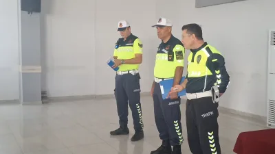 Beypazarı’nda öğrenci servisi sürücülerine eğitim