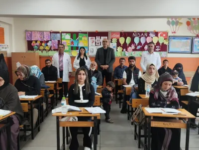 Beypazarı’nda göçmen vatandaşlara yönelik okuma yazma kursu açıldı